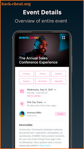 Event App screenshot