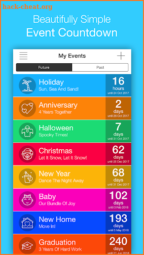 Event Countdown Lite - Countdown Timer & Reminder screenshot