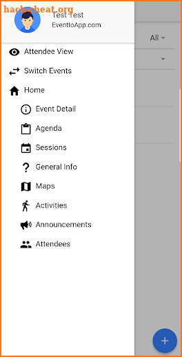 Event IO App screenshot