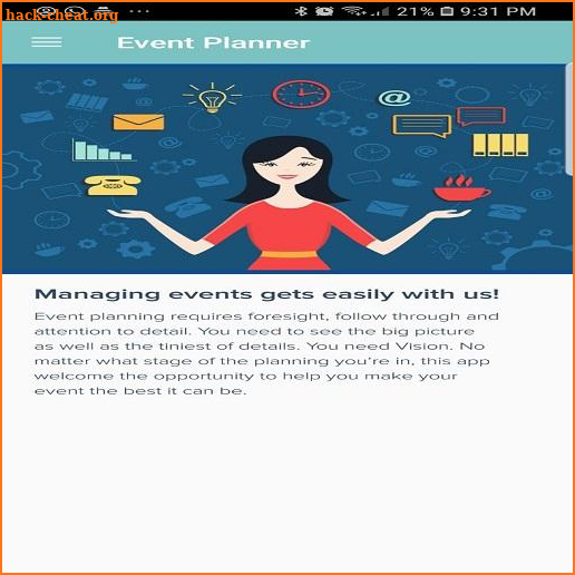 Event Planner screenshot