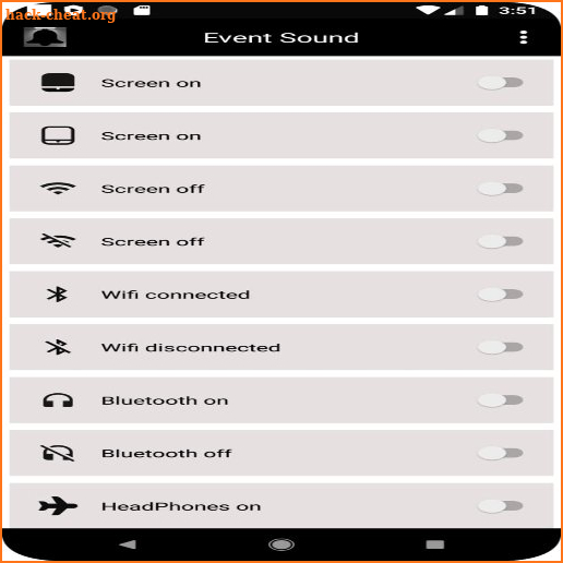 Event Sound screenshot