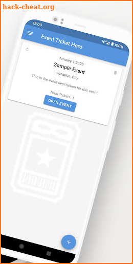 Event Ticket Hero: Create. Run screenshot