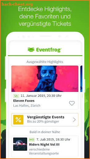Eventfrog screenshot
