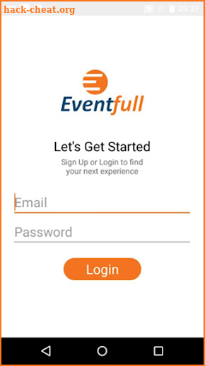 EventFull Organizer Management screenshot