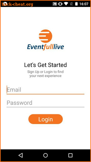 EventFulllive Organizer Management screenshot