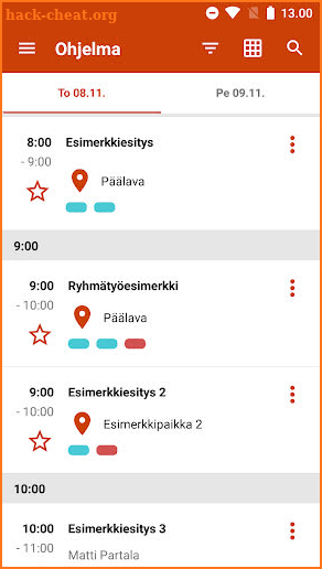 Eventos Mobile screenshot