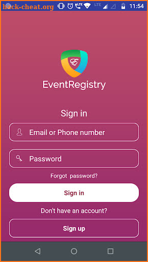 EventRegistry screenshot