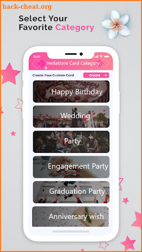 Events Invitation Card Maker screenshot