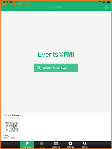 Events@FMI screenshot