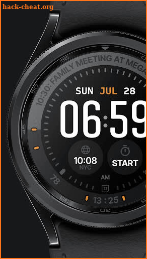 Eventura Digital Watch Face screenshot