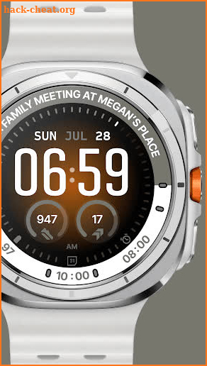 Eventura Digital Watch Face screenshot