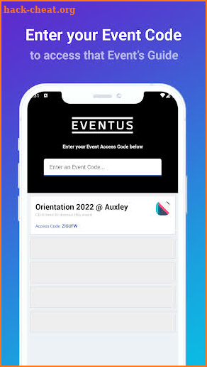 Eventus.io : Event App screenshot