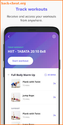 Everfit screenshot