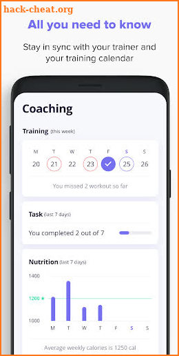 Everfit screenshot