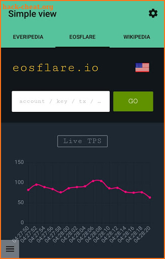 Everipedia & Eosflare screenshot