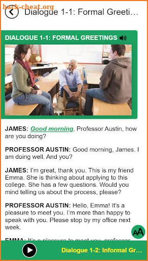 Everyday Conversations: Learning American English screenshot