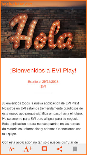 EVI Play screenshot