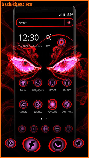 Evil Eyes Launcher Theme screenshot