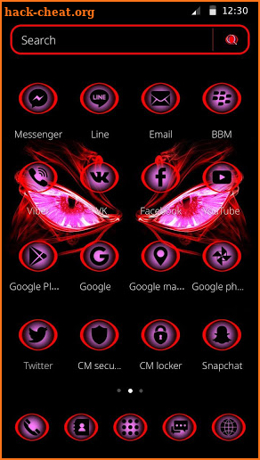 Evil Eyes Launcher Theme screenshot