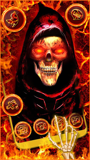 Evil, Hell, Skull Theme & Live Wallpaper screenshot