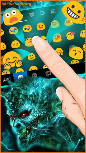 Evil Monster Keyboard Theme screenshot