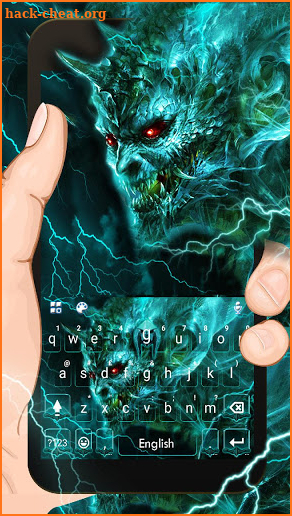 Evil Monster Keyboard Theme screenshot