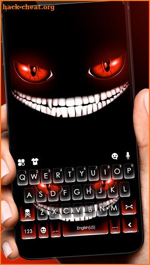 Evil Smile Keyboard Theme screenshot