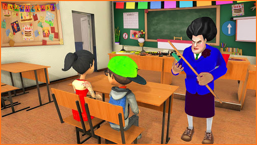 Evil Teacher Games :Scary School Games screenshot