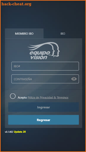 eVision App screenshot