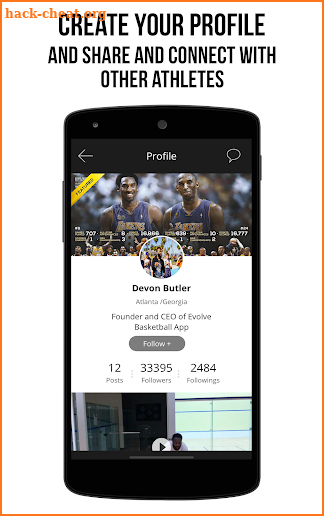 Evolve Basketball App screenshot