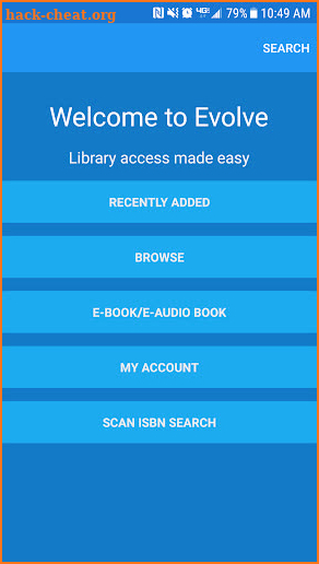 Evolve Library screenshot