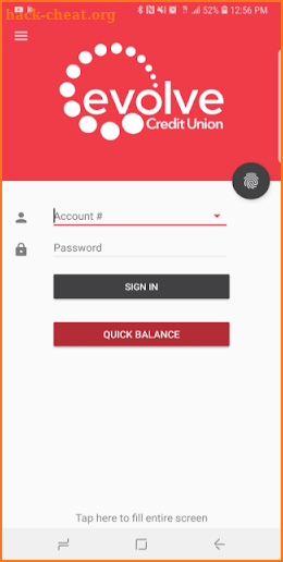 evolve Mobile Banking screenshot