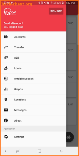 evolve Mobile Banking screenshot