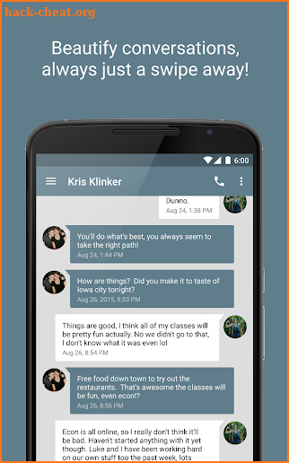 EvolveSMS (Text Messaging) screenshot