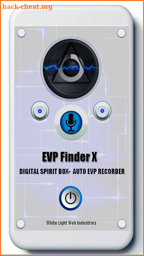 EVP Finder X Spirit Box And EVP Recorder screenshot