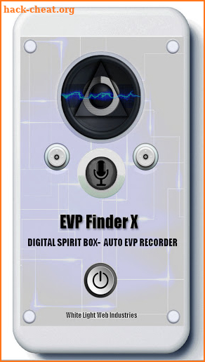 EVP Finder X Spirit Box And EVP Recorder screenshot