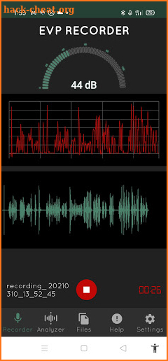 EVP Hunter Ghost Spirit Detector VOICE RECORDER screenshot