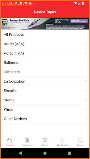 EVT US Device Guide screenshot