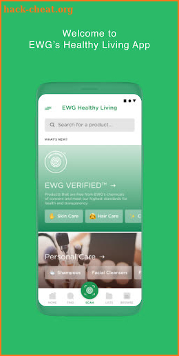EWG's Healthy Living screenshot