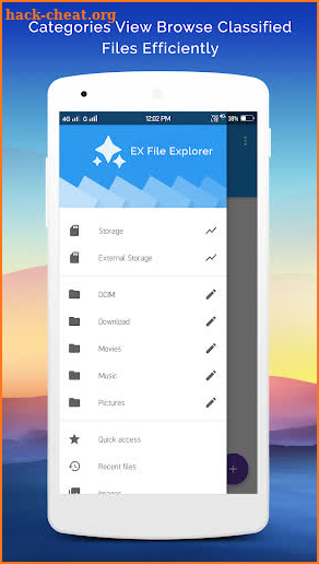 EX File Explorer screenshot
