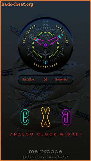 EXA Analog Clock Widget screenshot