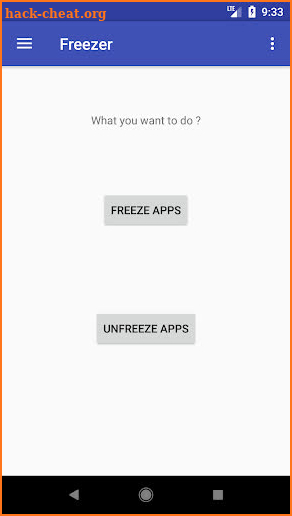 EXA Freezer: Disable and Enable Application Easily screenshot