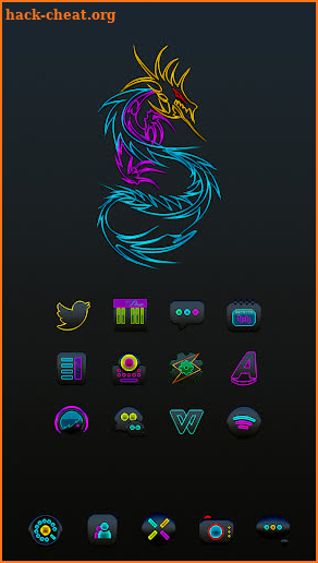 EXA Neon Icon Pack screenshot