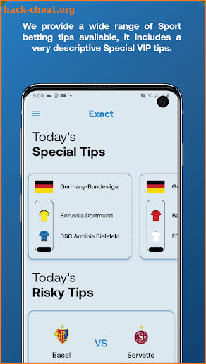 Exact VIP Betting Tip App screenshot