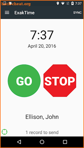 ExakTime Mobile–Time Clock App screenshot