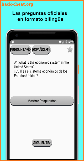 Examen de Ciudadanía de EE. UU screenshot