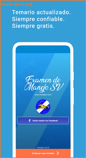Examen de Manejo El Salvador screenshot