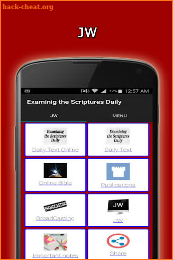 Examinig the Scriptures Daily 2019 screenshot