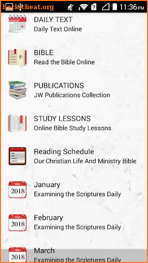 Examining the Scriptures Daily 2019 — DAILY TEXT screenshot