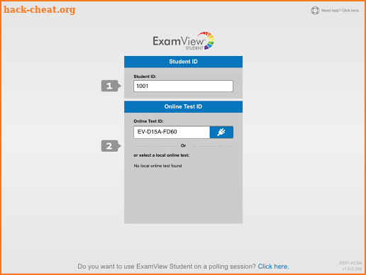 ExamView Student Tablet screenshot